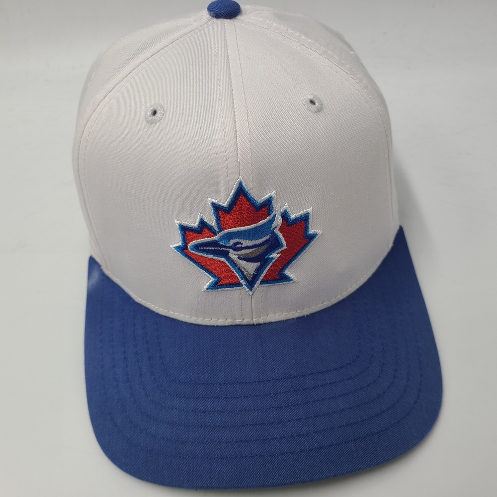 Toronto Blue Jays Hat Snapback American Needle White Blue Cooperstown Collection